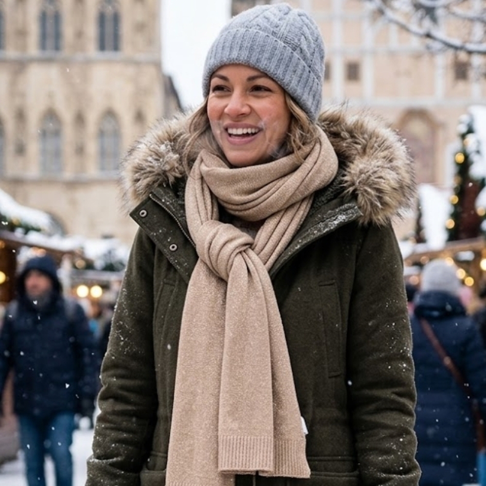 LOFT Tan Scarf